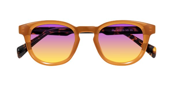 Front of Iffer in Caramel/Tortoise