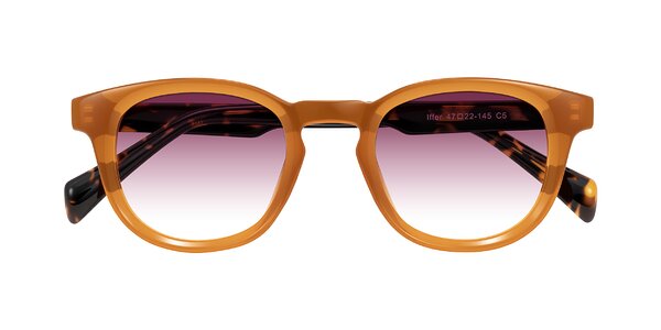 Front of Iffer in Caramel/Tortoise