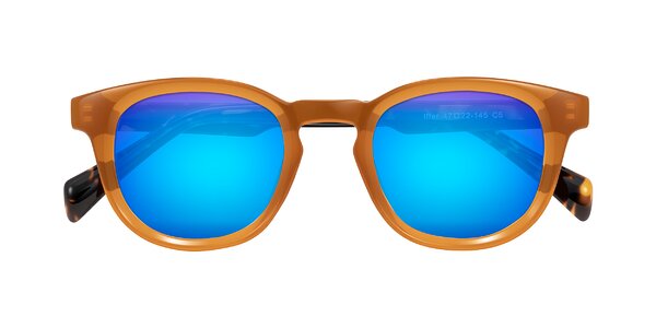 Front of Iffer in Caramel/Tortoise