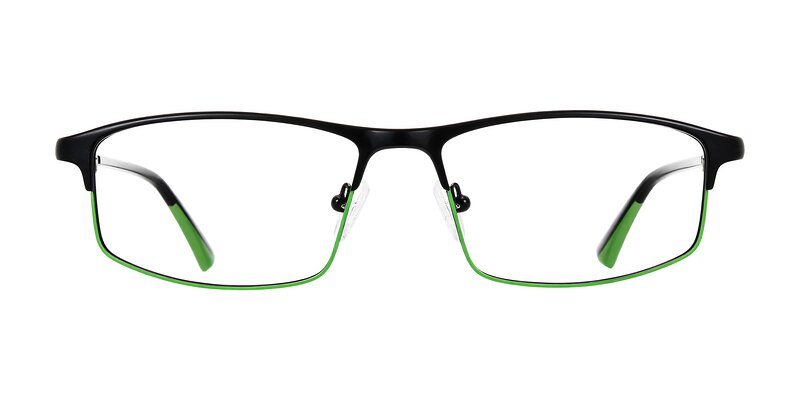 Monnow - Black/Green Eyeglasses