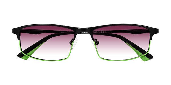 Front of Monnow in Black/Green