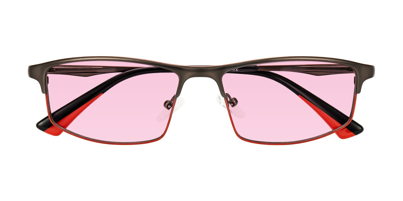 Monnow - Gray/Red Tinted Sunglasses