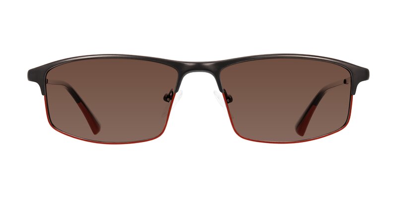 Monnow - Gray/Red Tinted Sunglasses