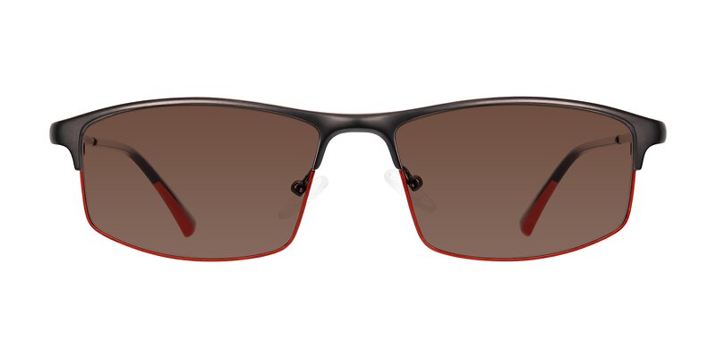 Monnow - Gray/Red Tinted Sunglasses
