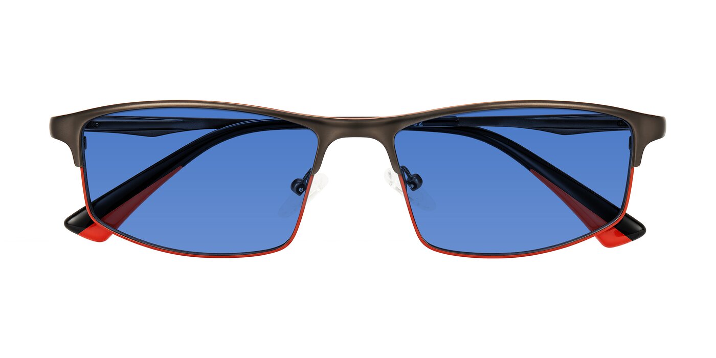 Monnow - Gray/Red Tinted Sunglasses