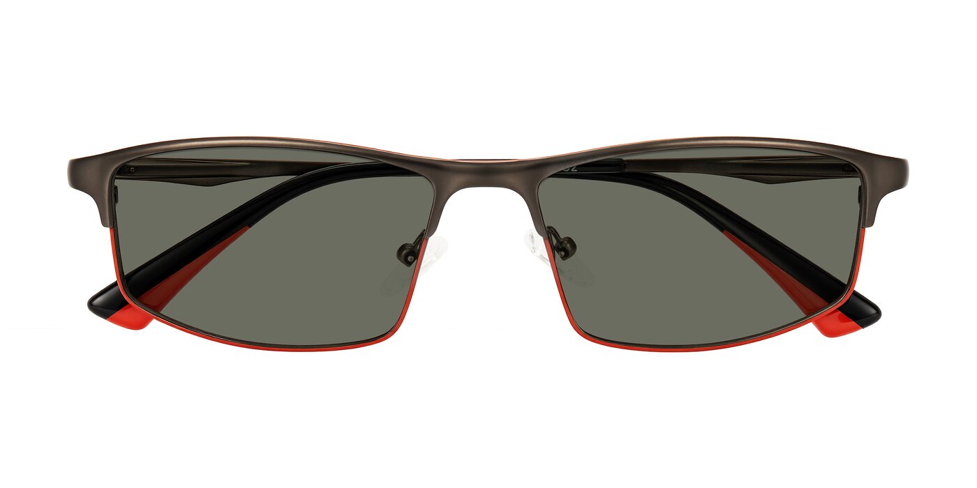Monnow - Gray/Red Polarized Sunglasses