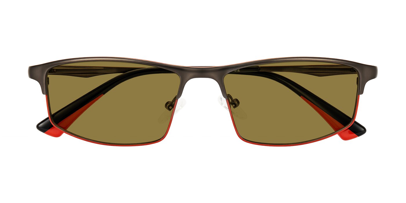 Monnow - Gray/Red Polarized Sunglasses