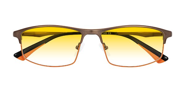Front of Monnow in Brown/Orange