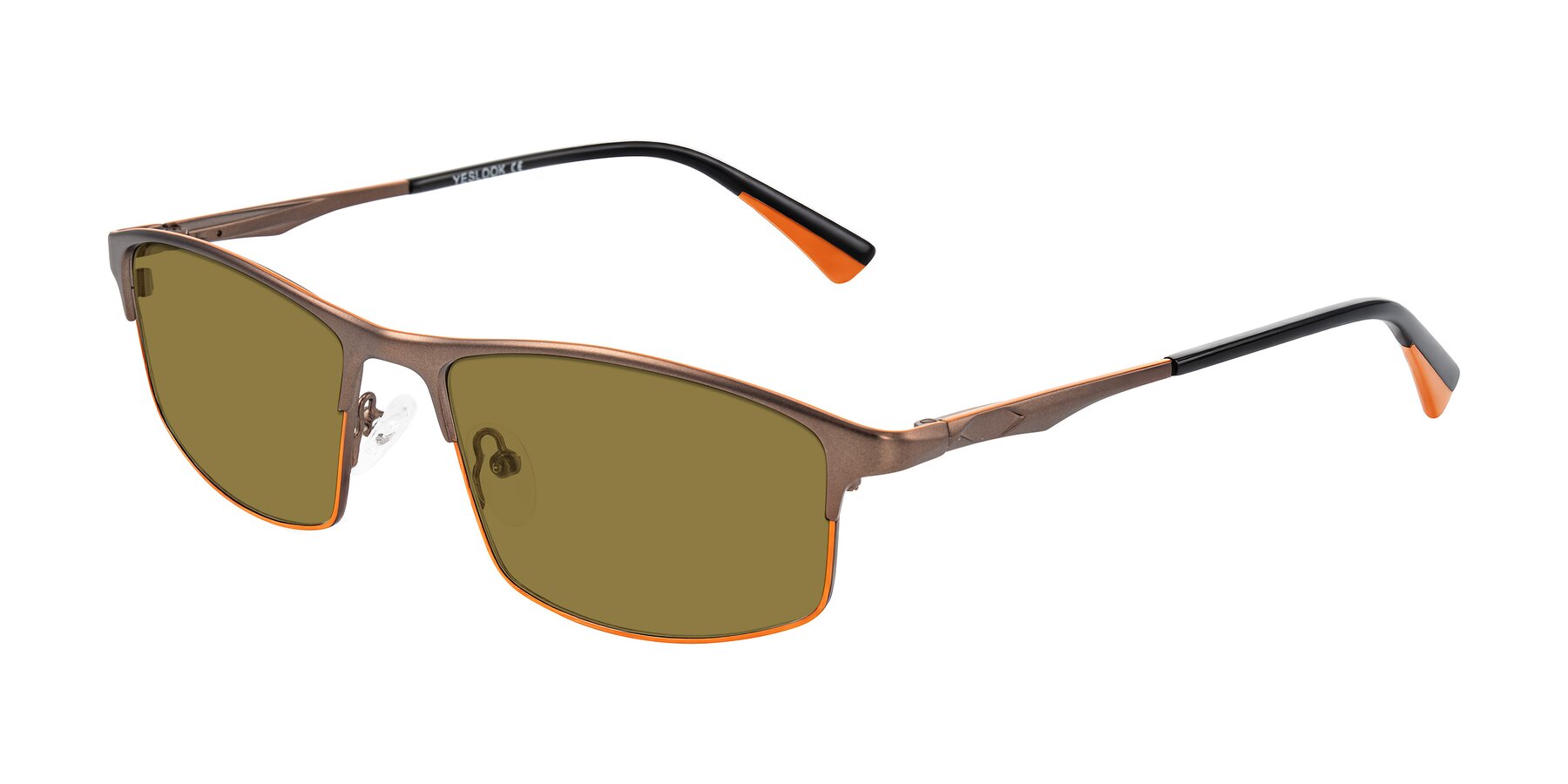 Angle of Monnow in Brown/Orange with Brown Polarized Lenses