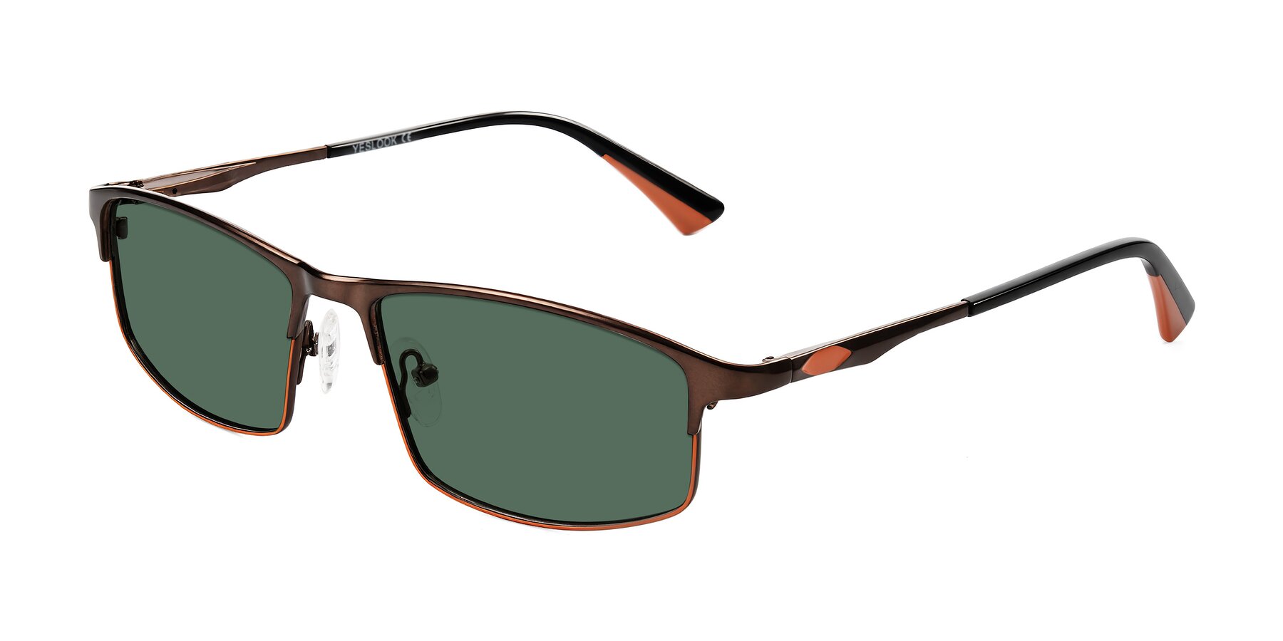 Angle of Monnow in Brown/Orange with Green Polarized Lenses