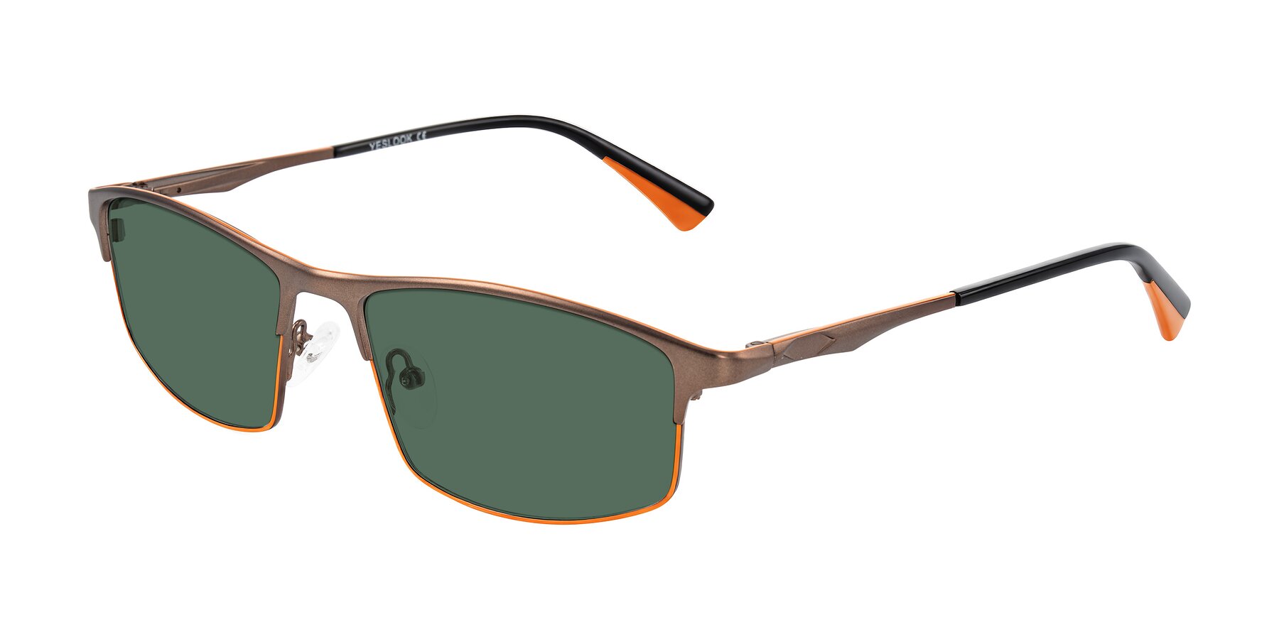 Angle of Monnow in Brown/Orange with Green Polarized Lenses
