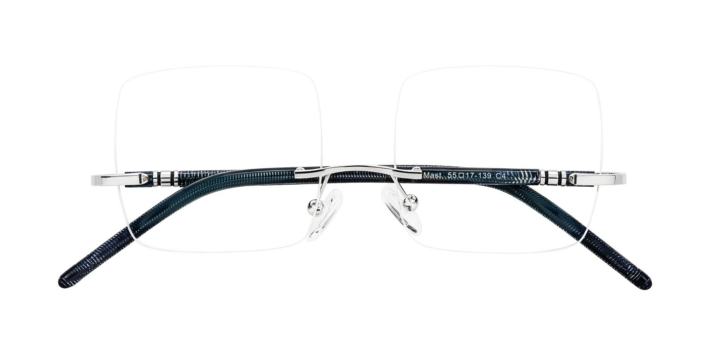 Ventura - Silver/Blue Eyeglasses