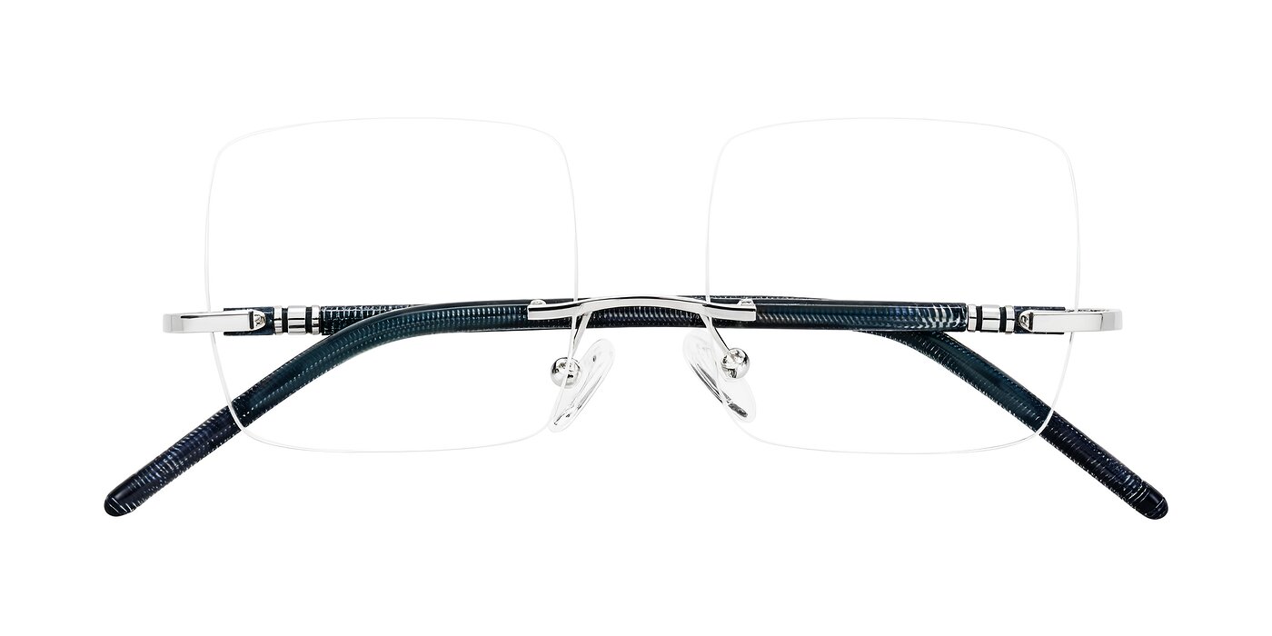 Ventura - Silver/Blue Eyeglasses