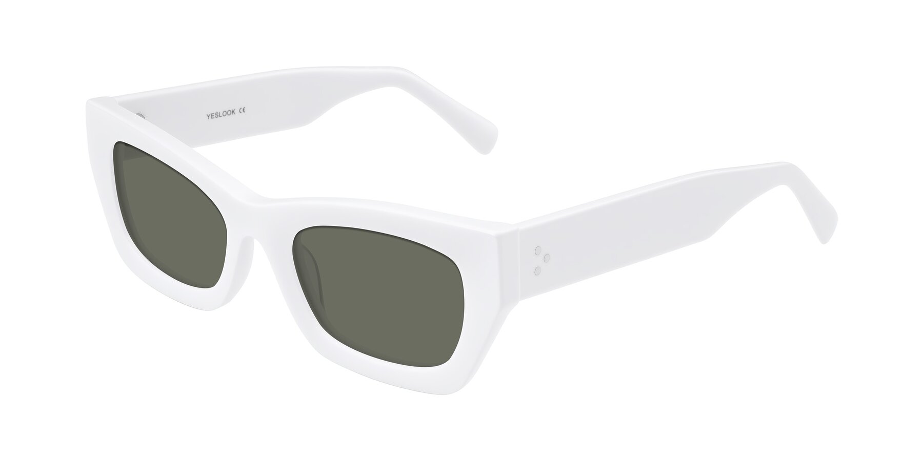 Angle of Rex in White with Gray Polarized Lenses