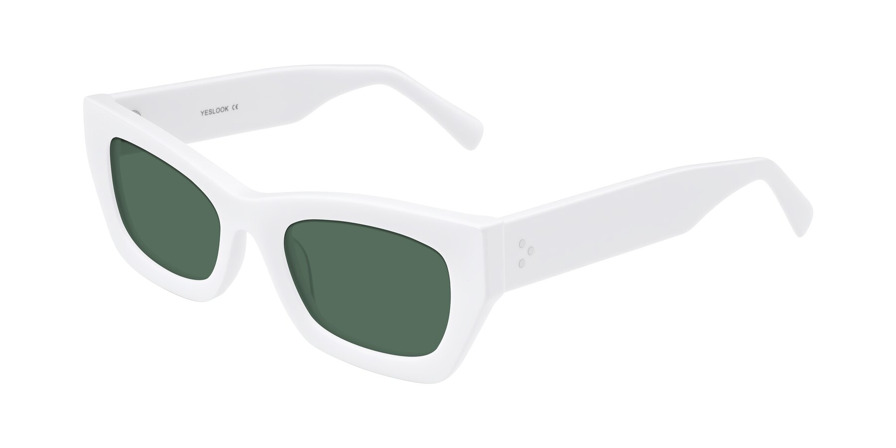 Angle of Rex in White with Green Polarized Lenses