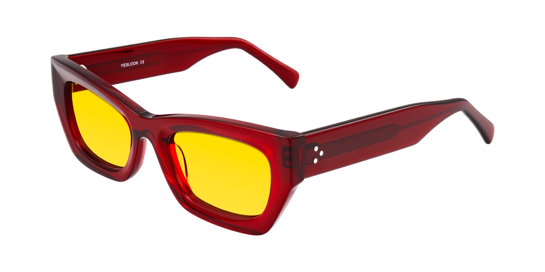 Angle of Rex in Wine with Yellow Tinted Lenses