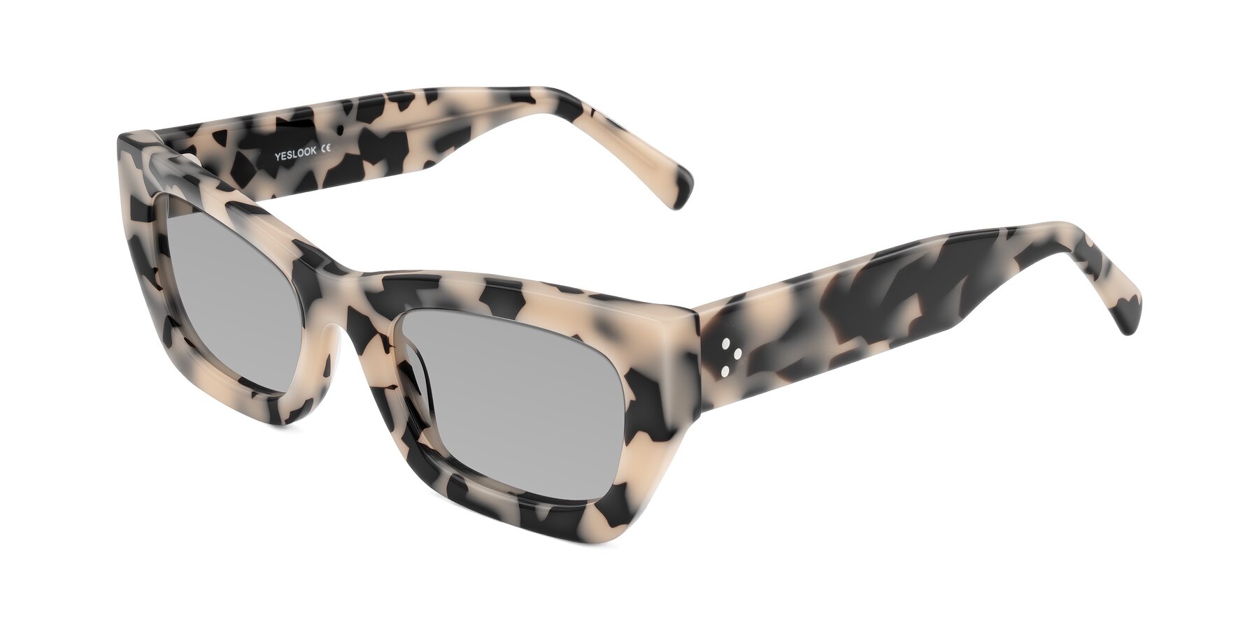 Angle of Rex in Ivory Tortoise with Light Gray Tinted Lenses