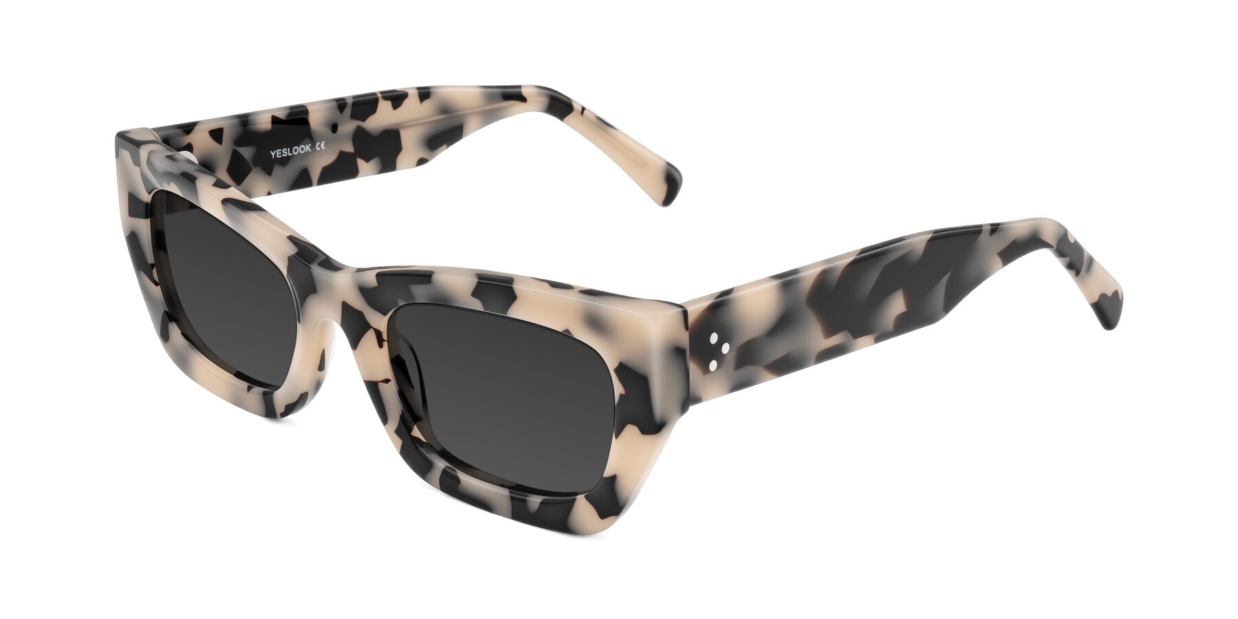 Angle of Rex in Ivory Tortoise with Gray Tinted Lenses