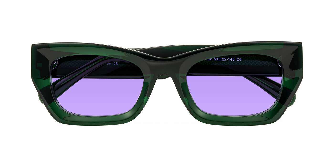 Rex - Jade Green Tinted Sunglasses