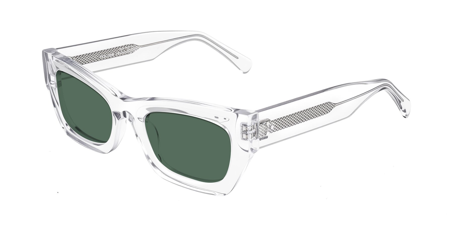 Angle of Rex in Clear with Green Polarized Lenses