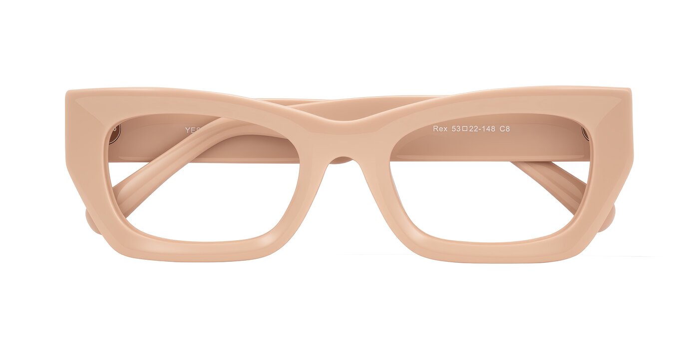 Rex - Pale Salmon Eyeglasses