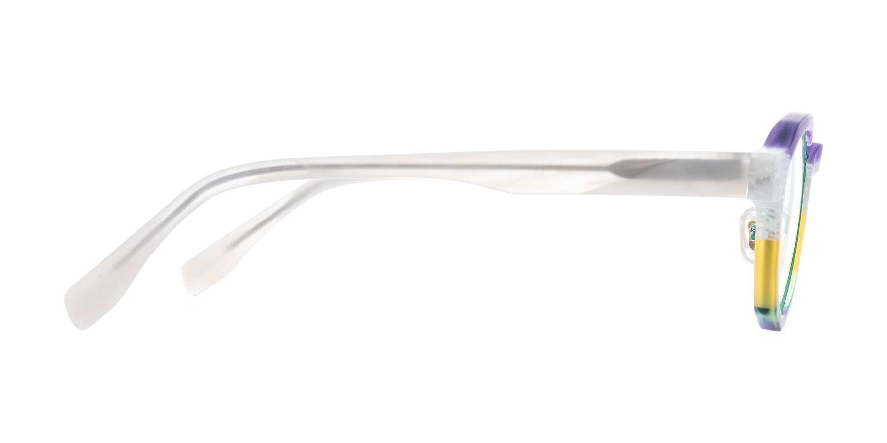 Side of Gisella in Matte Fruits with Clear Eyeglass Lenses