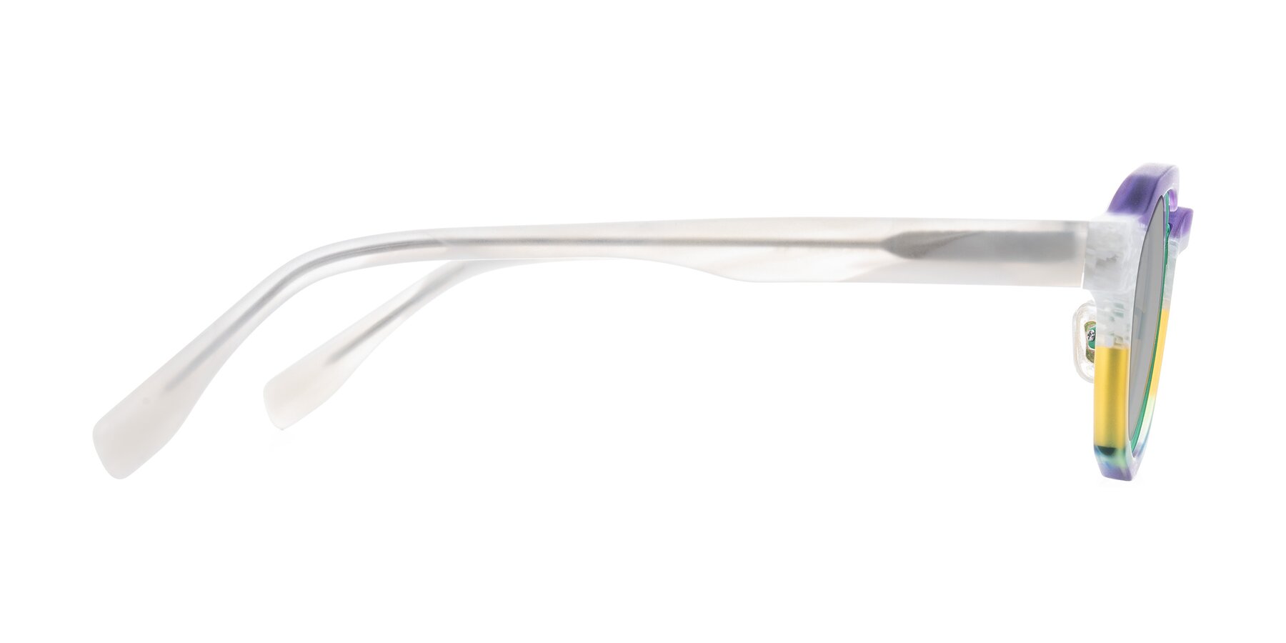 Side of Gisella in Matte Fruits with Light Gray Tinted Lenses