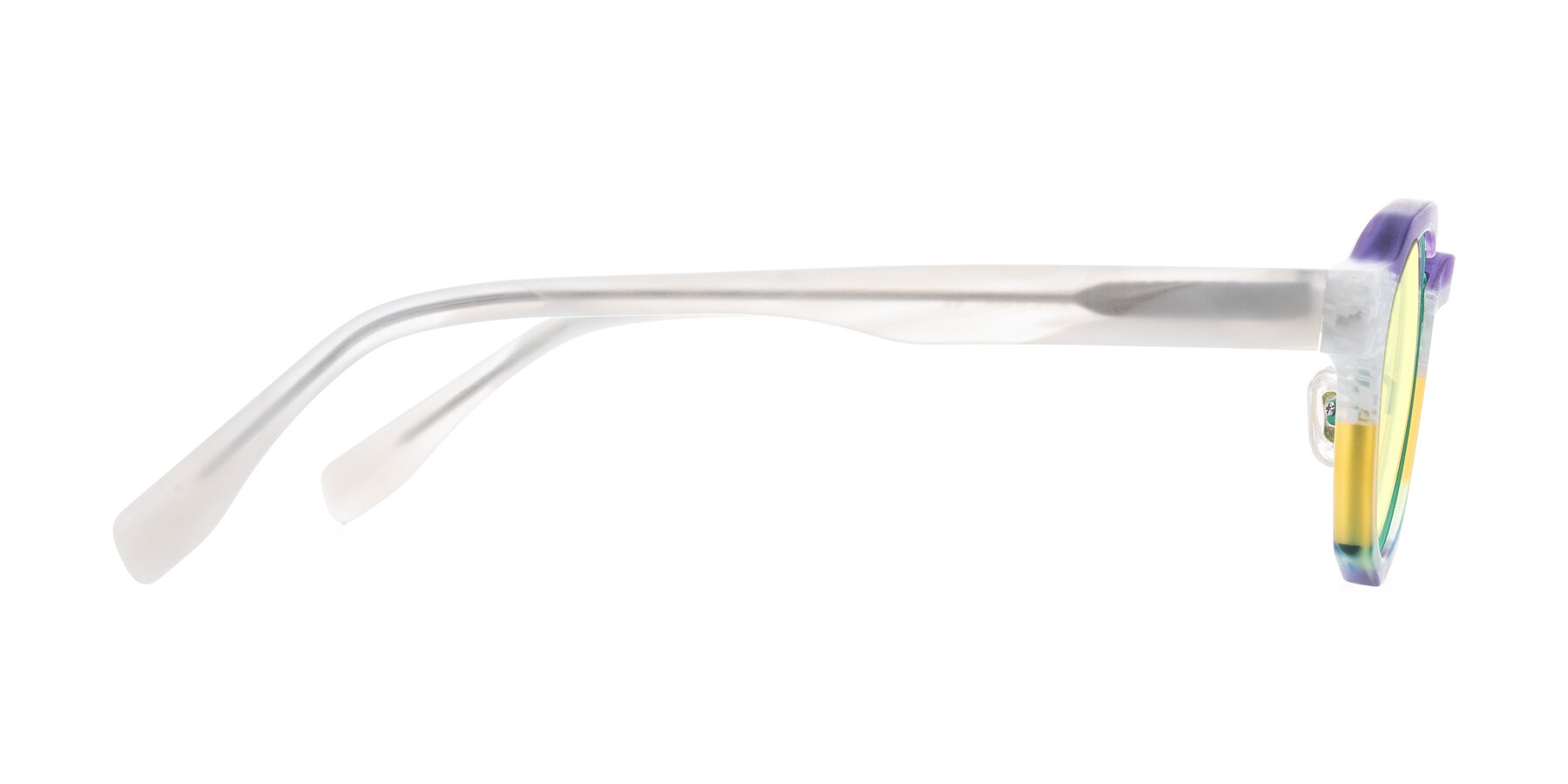 Side of Gisella in Matte Fruits with Light Yellow Tinted Lenses