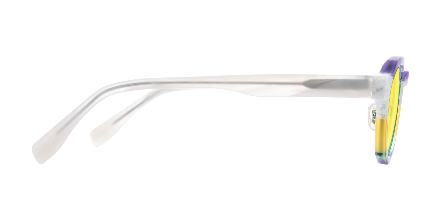 Side of Gisella in Matte Fruits with Medium Yellow Tinted Lenses