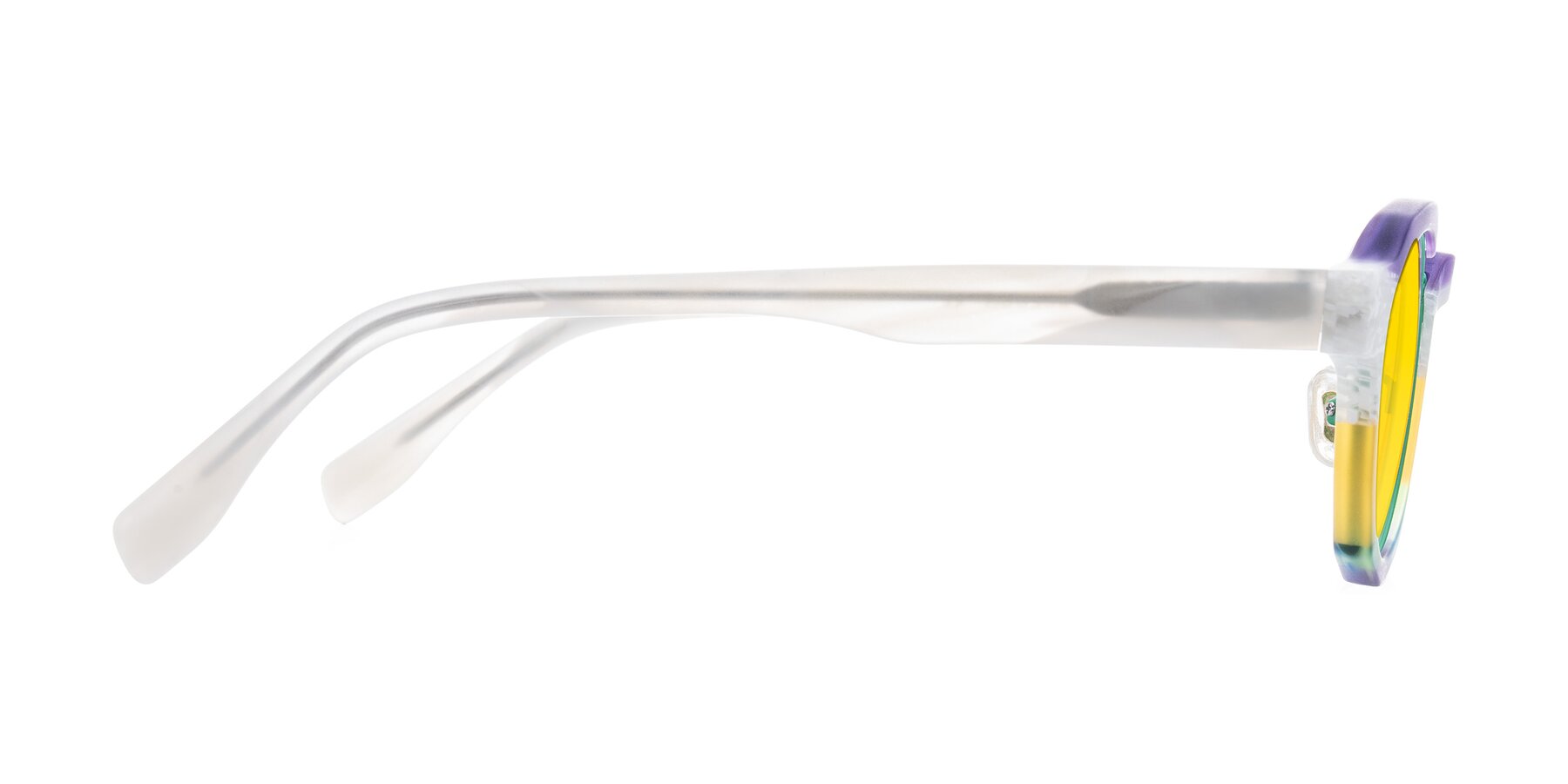 Side of Gisella in Matte Fruits with Yellow Tinted Lenses