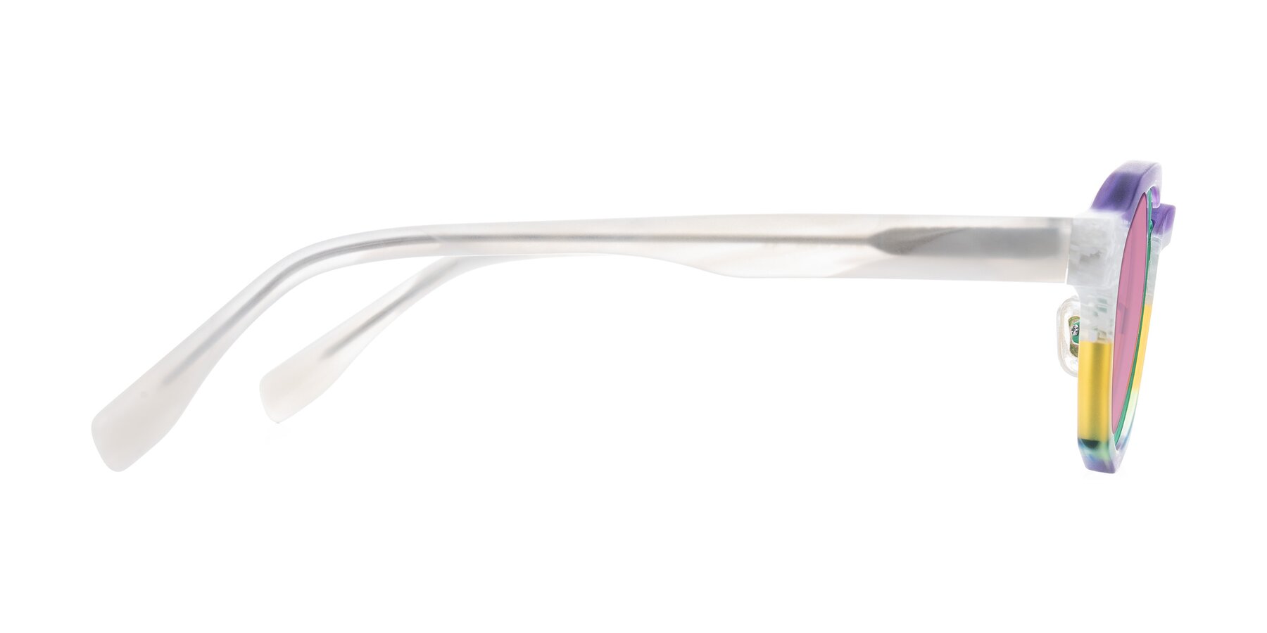 Side of Gisella in Matte Fruits with Medium Wine Tinted Lenses