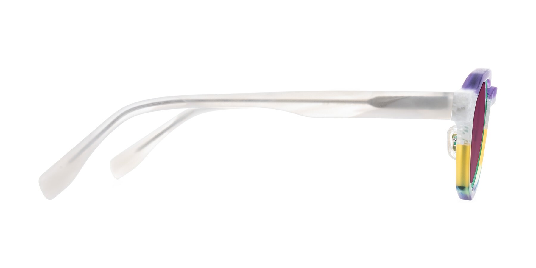 Side of Gisella in Matte Fruits with Wine Tinted Lenses