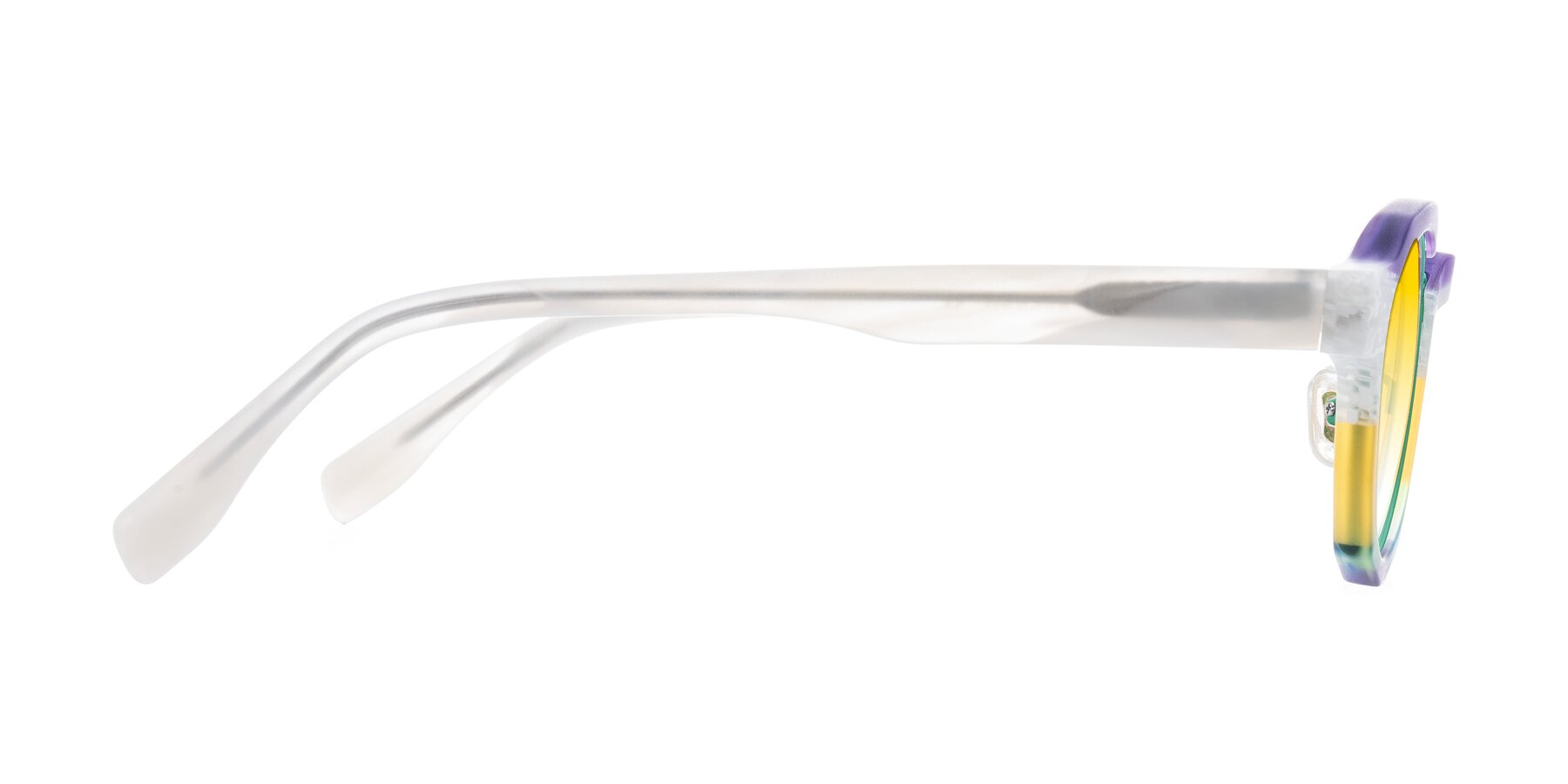 Side of Gisella in Matte Fruits with Yellow Gradient Lenses