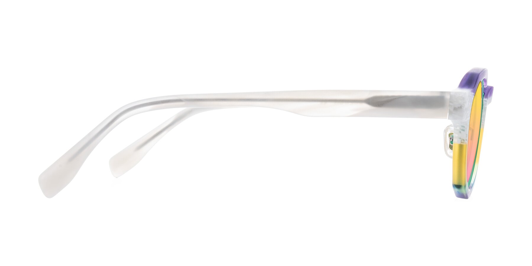 Side of Gisella in Matte Fruits with Yellow / Pink Gradient Lenses