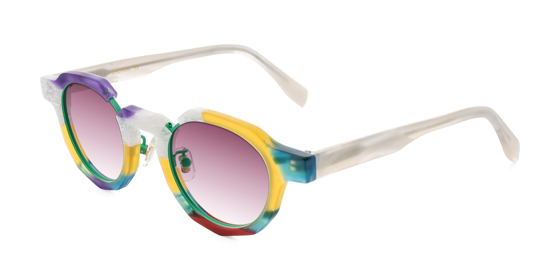 Angle of Gisella in Matte Fruits with Wine Gradient Lenses