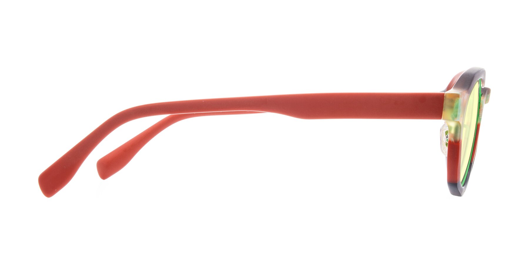 Side of Gisella in Matte Garden with Light Yellow Tinted Lenses