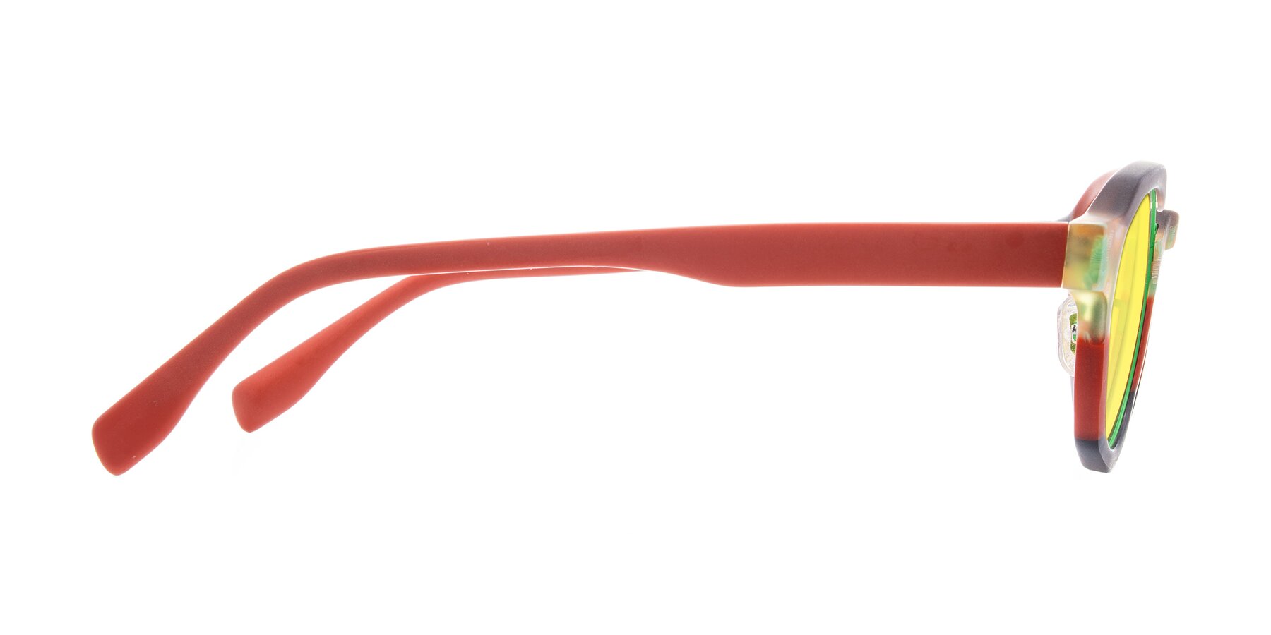 Side of Gisella in Matte Garden with Medium Yellow Tinted Lenses