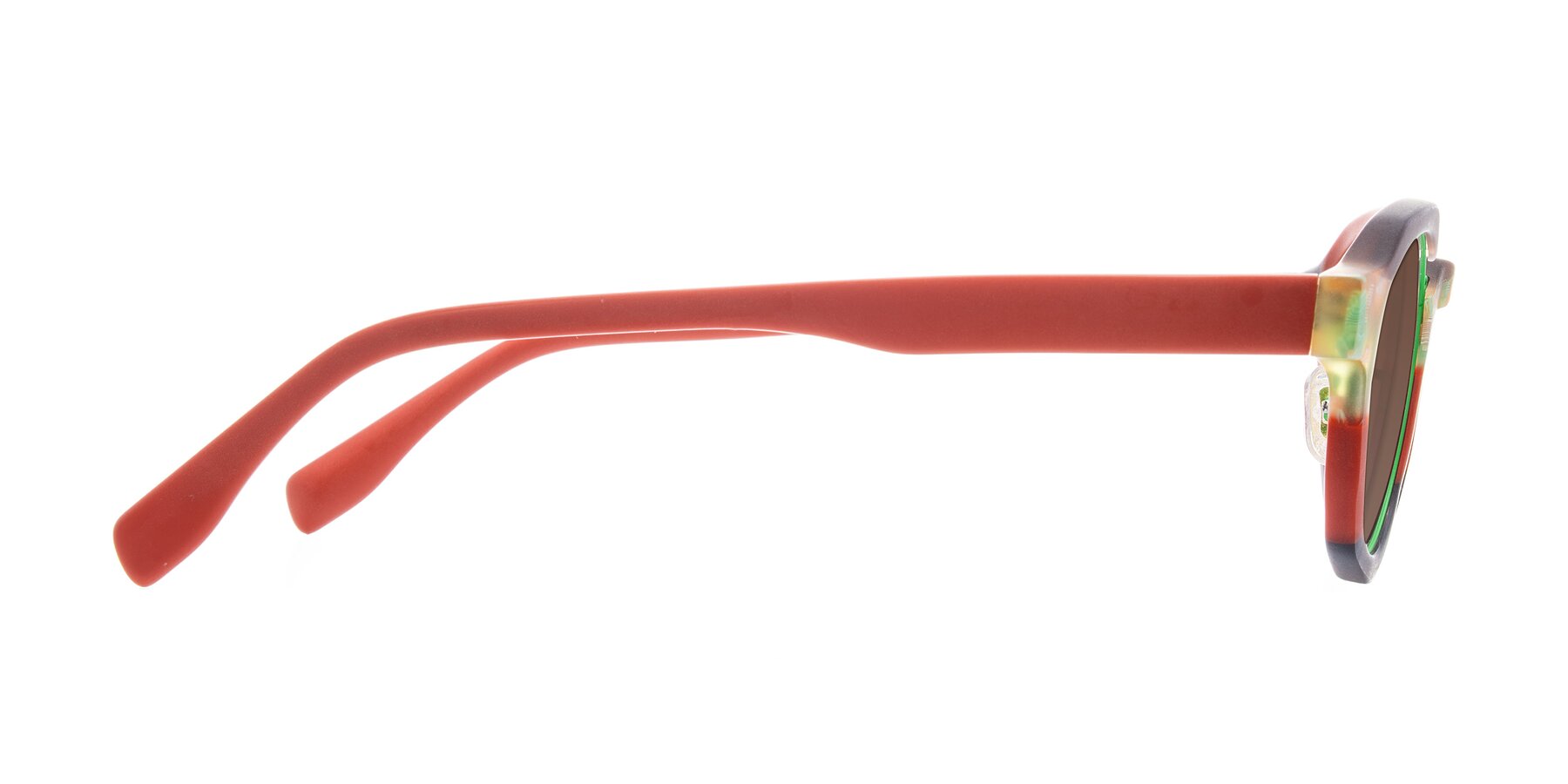 Side of Gisella in Matte Garden with Brown Tinted Lenses