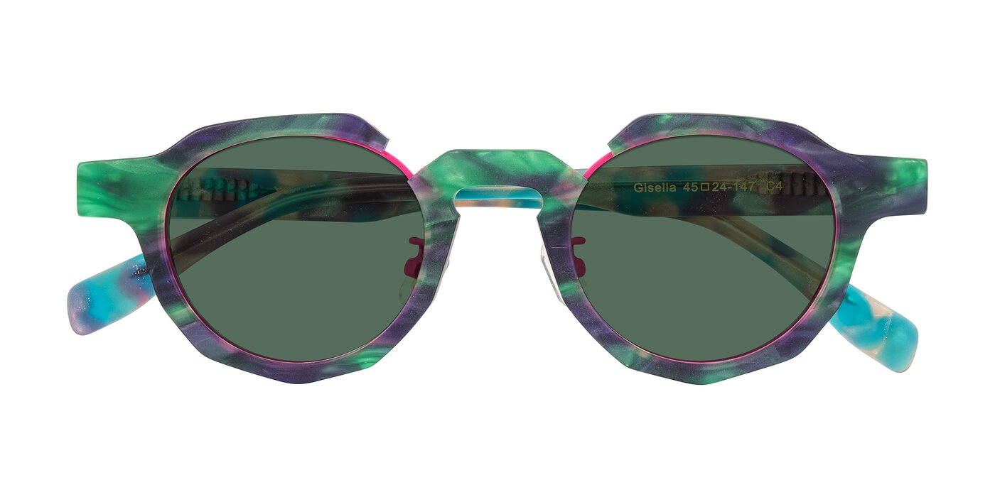 Gisella - Matte Aurora Polarized Sunglasses