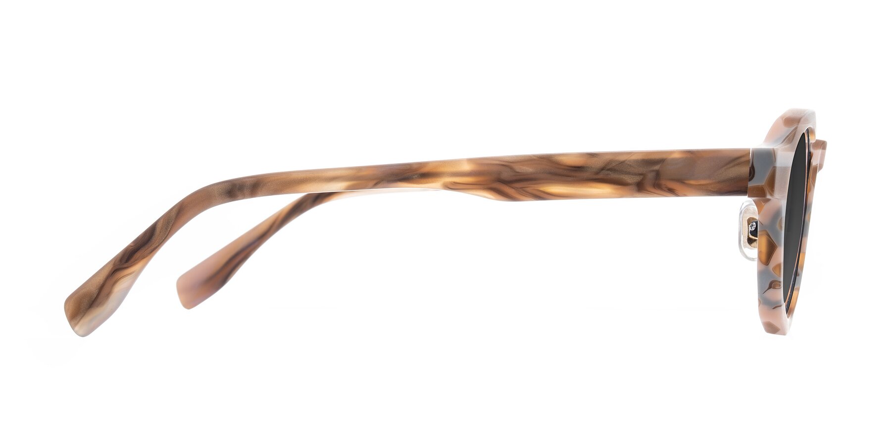 Side of Gisella in Matte Canyon with Gray Tinted Lenses