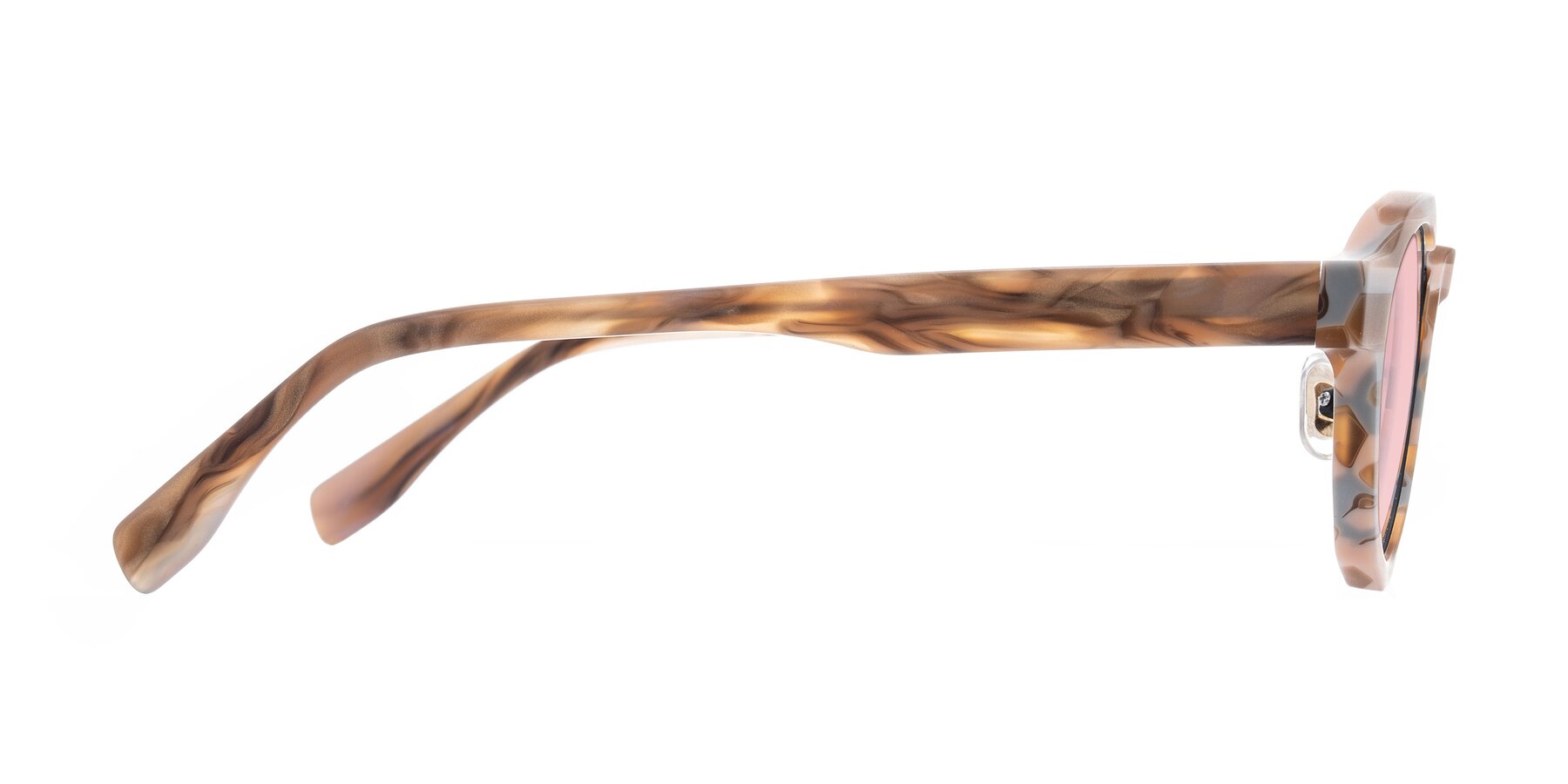 Side of Gisella in Matte Canyon with Light Garnet Tinted Lenses