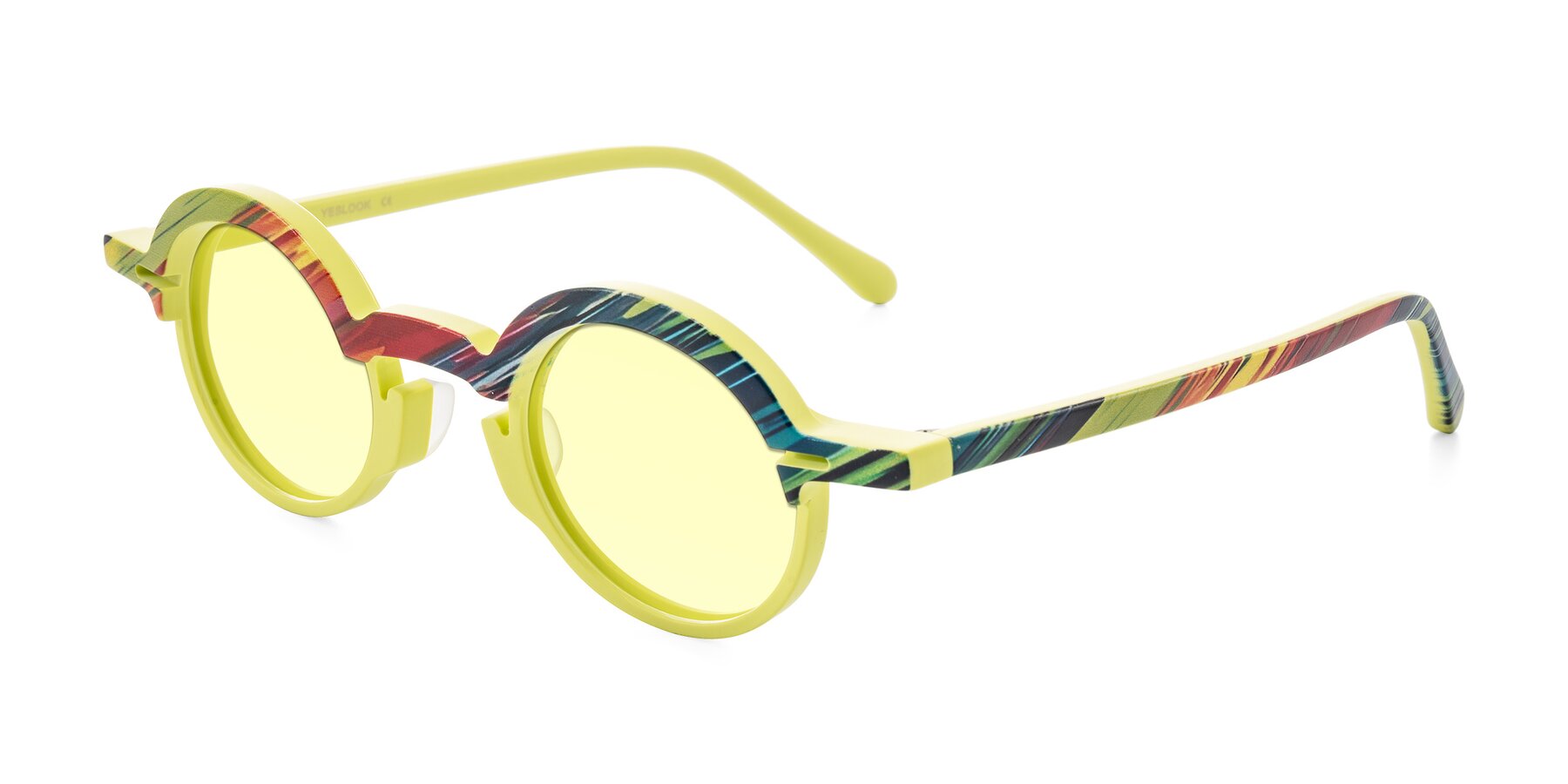 Angle of Maizel in Neon Sun with Light Yellow Tinted Lenses