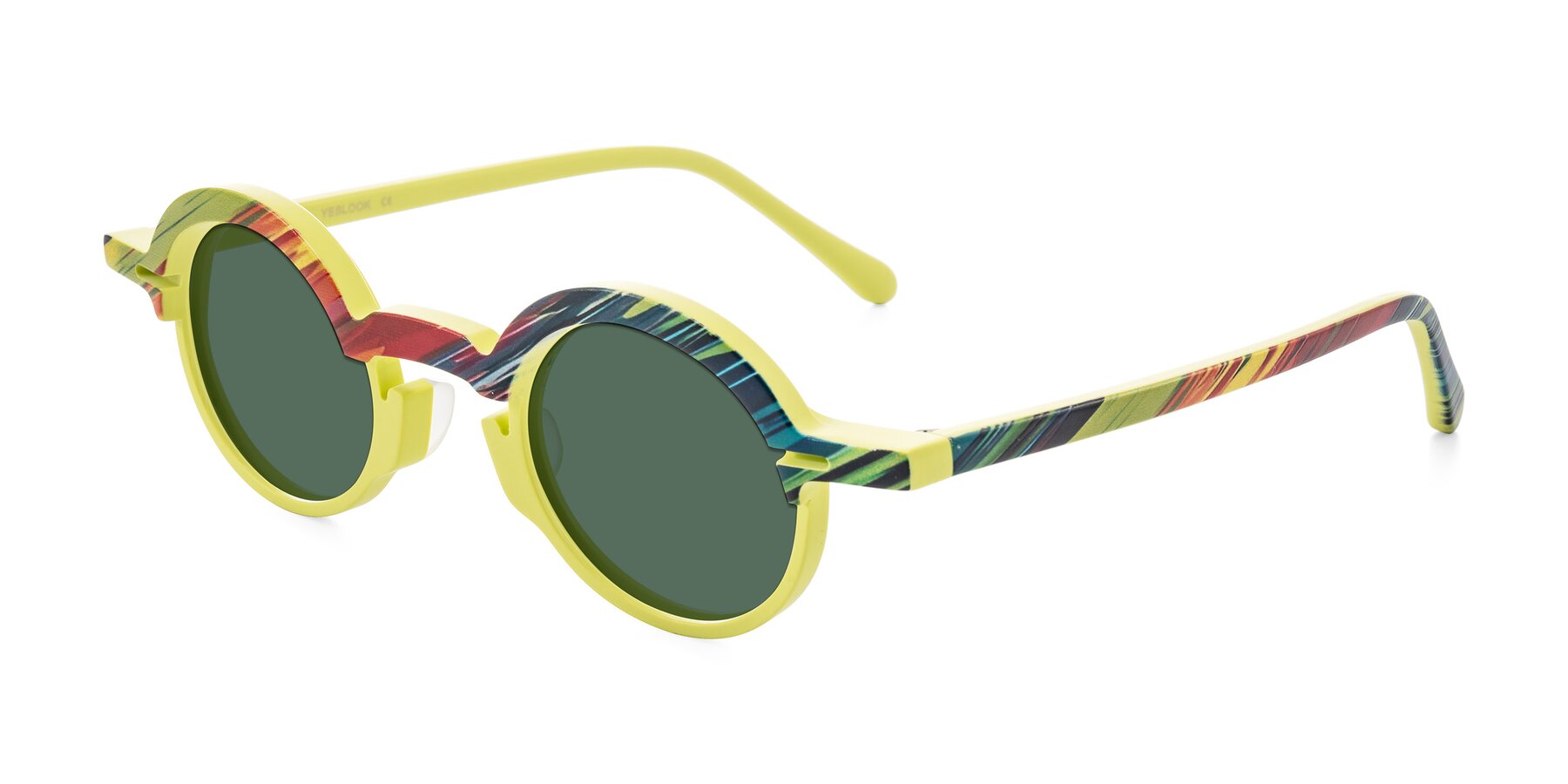 Angle of Maizel in Neon Sun with Green Polarized Lenses