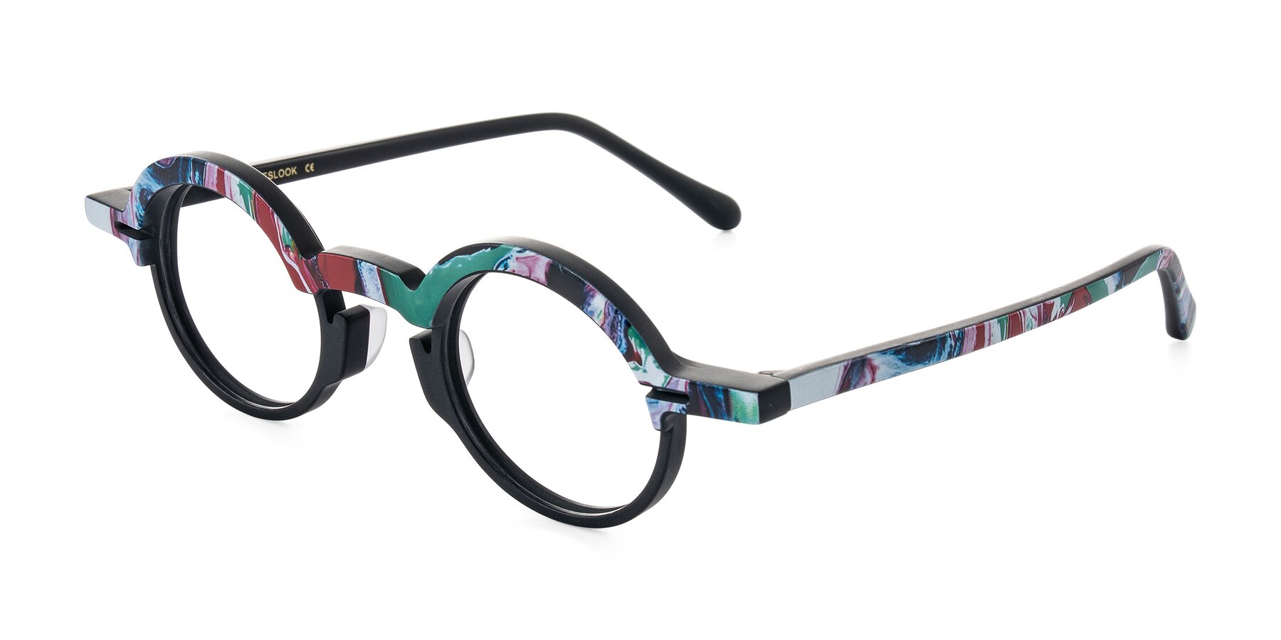 Angle of Maizel in Deep Night with Clear Eyeglass Lenses