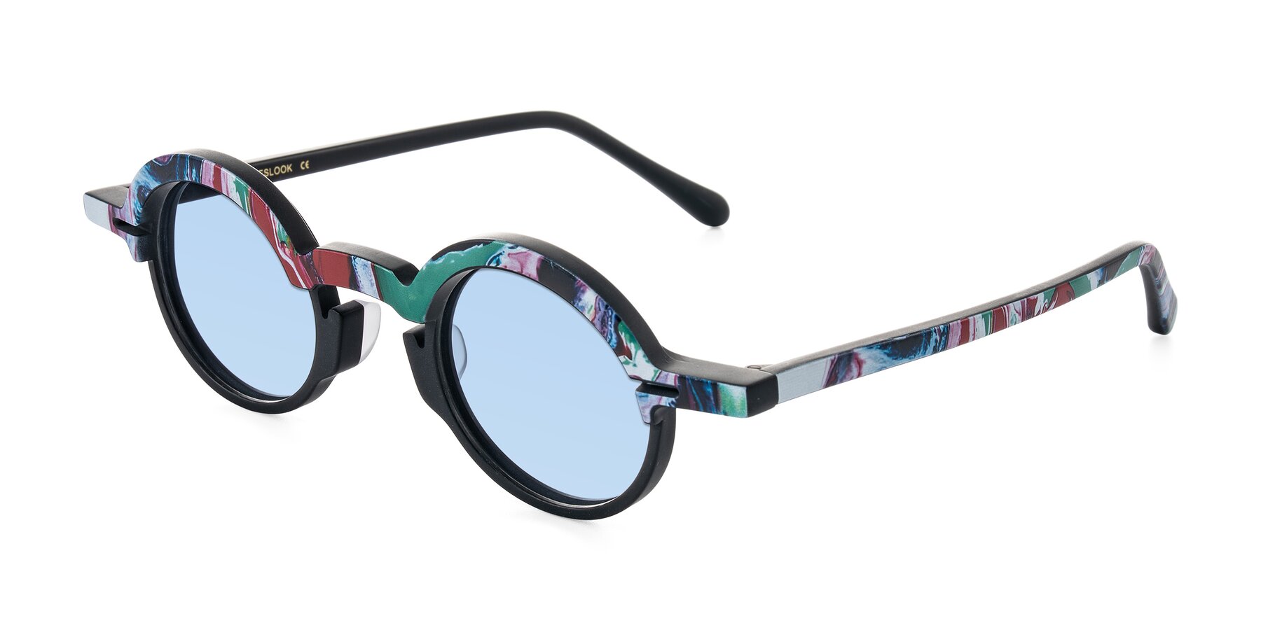 Angle of Maizel in Deep Night with Light Blue Tinted Lenses