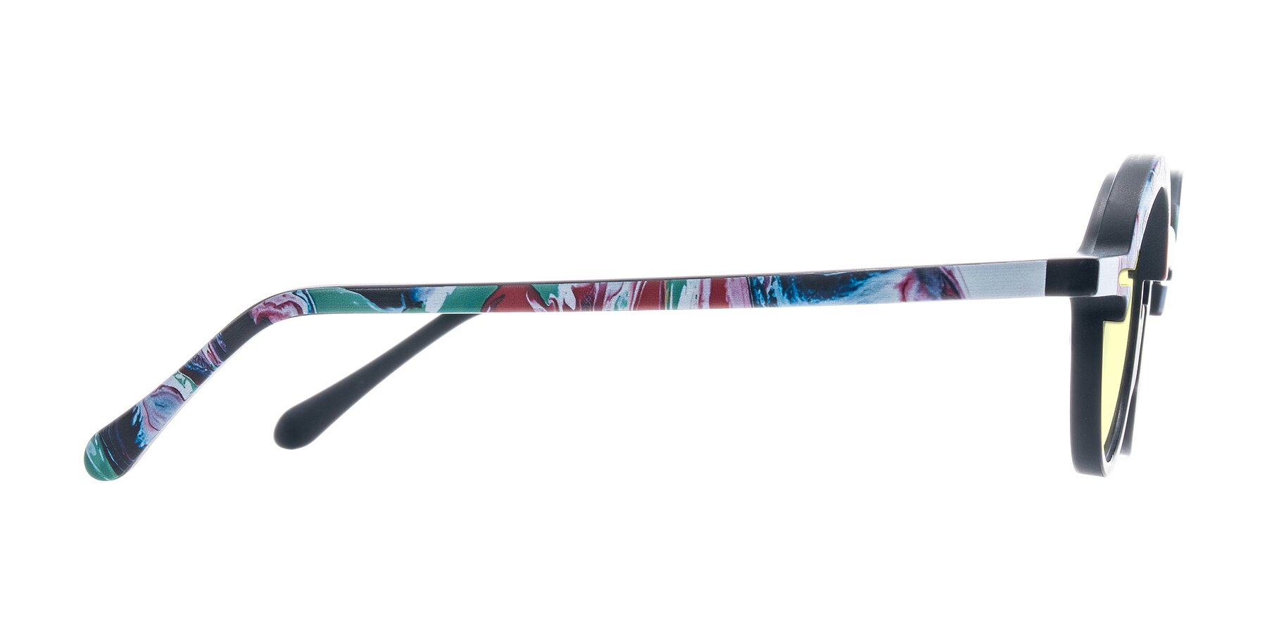 Side of Maizel in Deep Night with Light Yellow Tinted Lenses