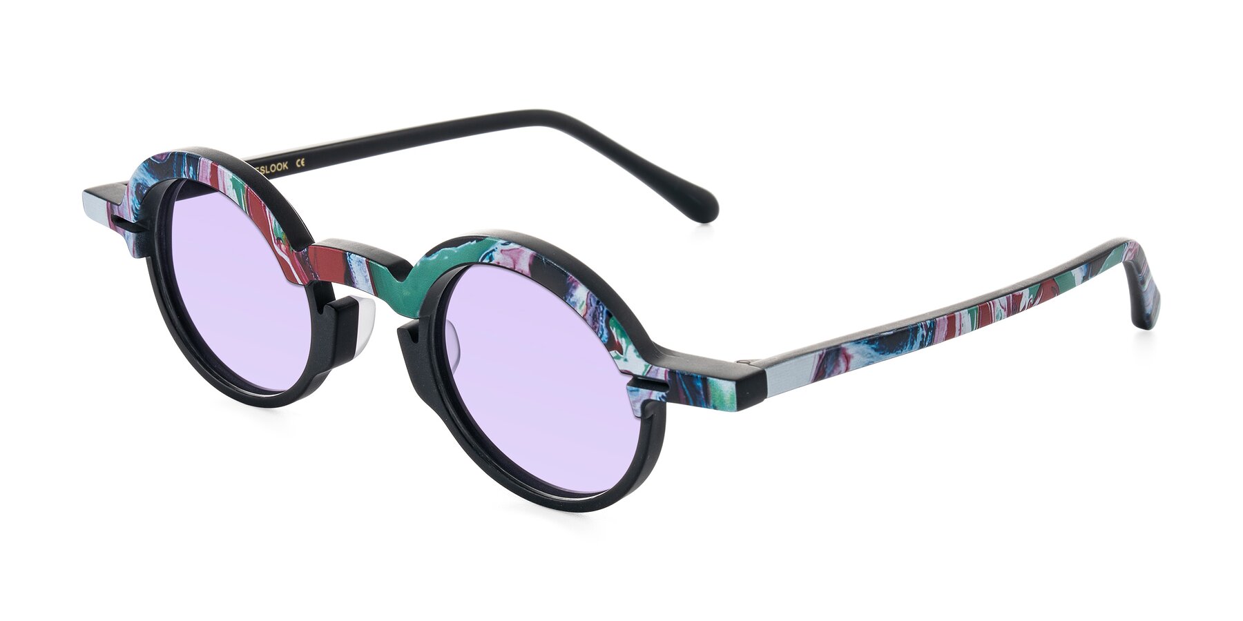 Angle of Maizel in Deep Night with Light Purple Tinted Lenses