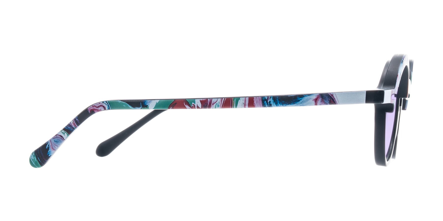 Side of Maizel in Deep Night with Light Purple Tinted Lenses