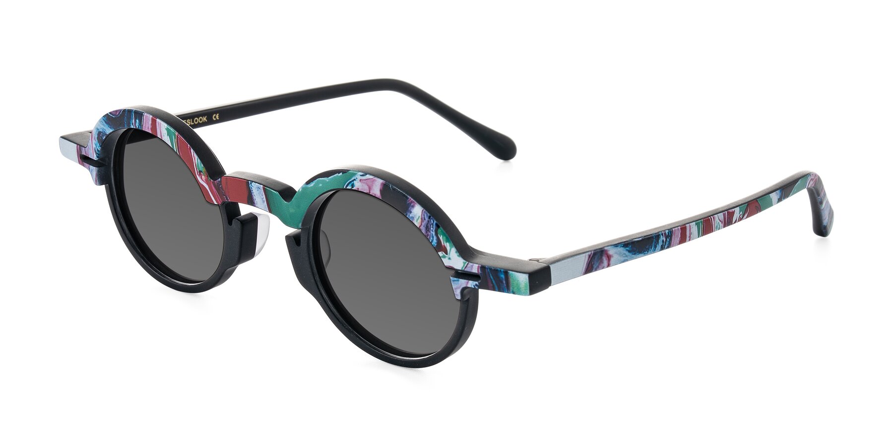 Angle of Maizel in Deep Night with Medium Gray Tinted Lenses