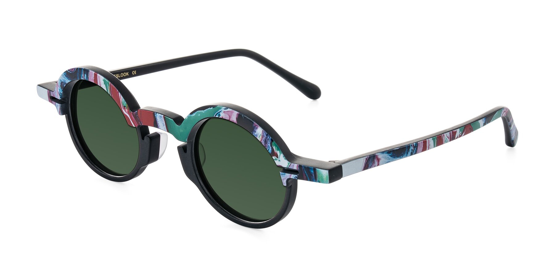 Angle of Maizel in Deep Night with Green Tinted Lenses